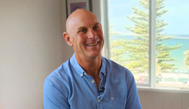 Tim Altman at The Esplanade, a hub for natural wellness in Torquay.