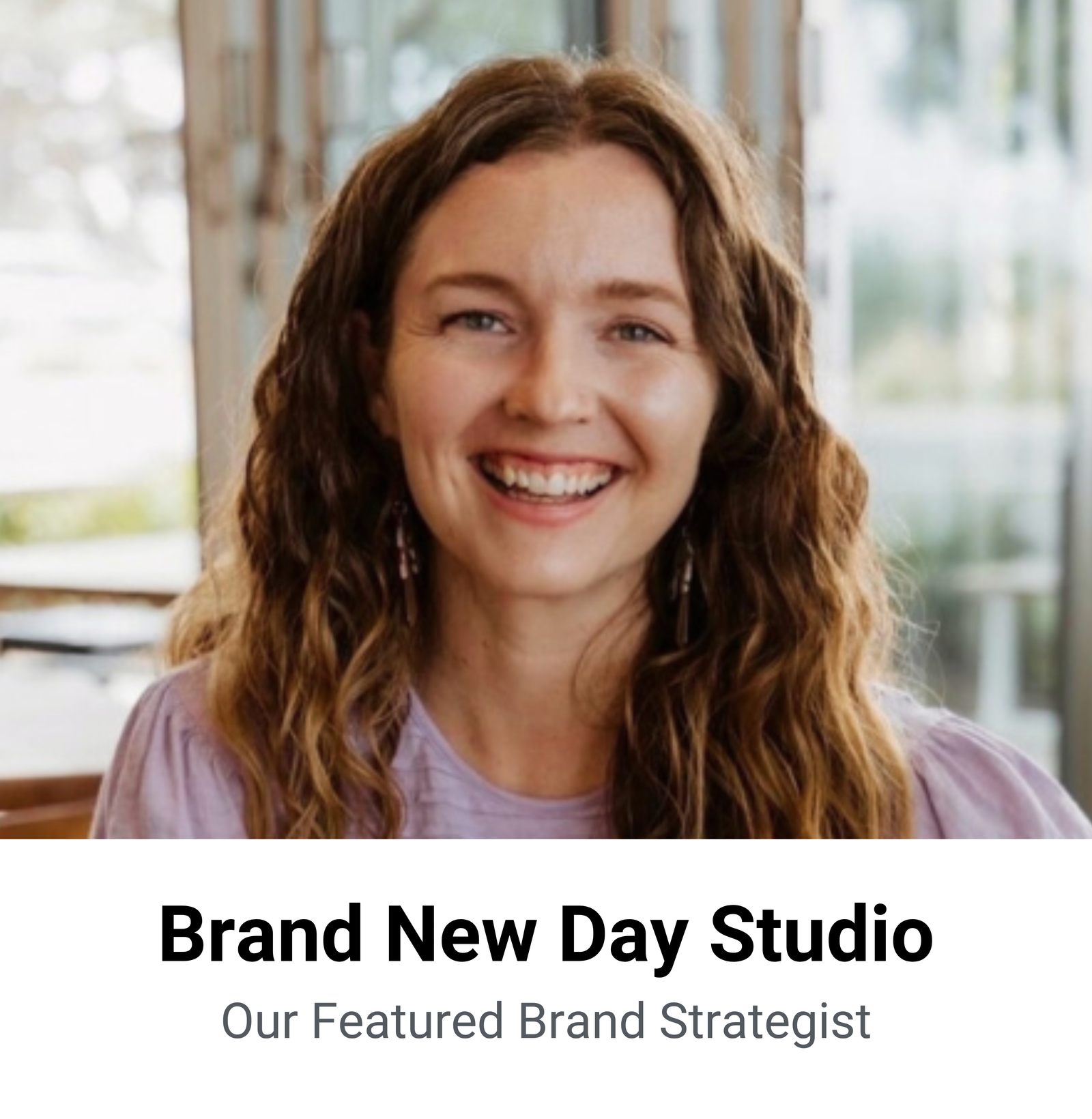 Profile card of Brand New Day Studio, featured Brand Strategist on Surfcoast Connect.